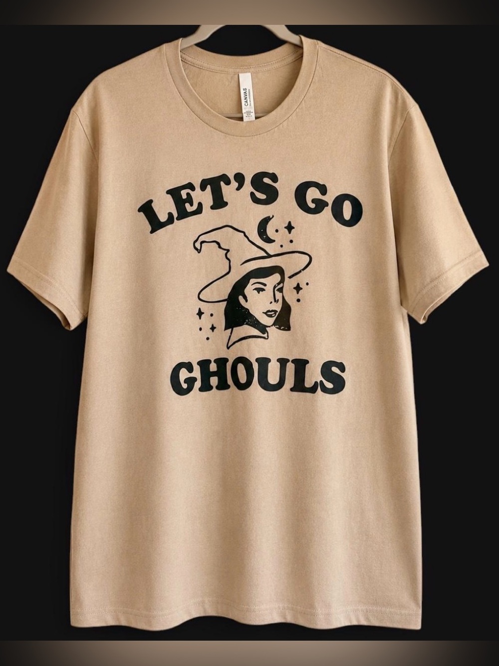 Let's Go Ghouls Graphic Tee - Beige